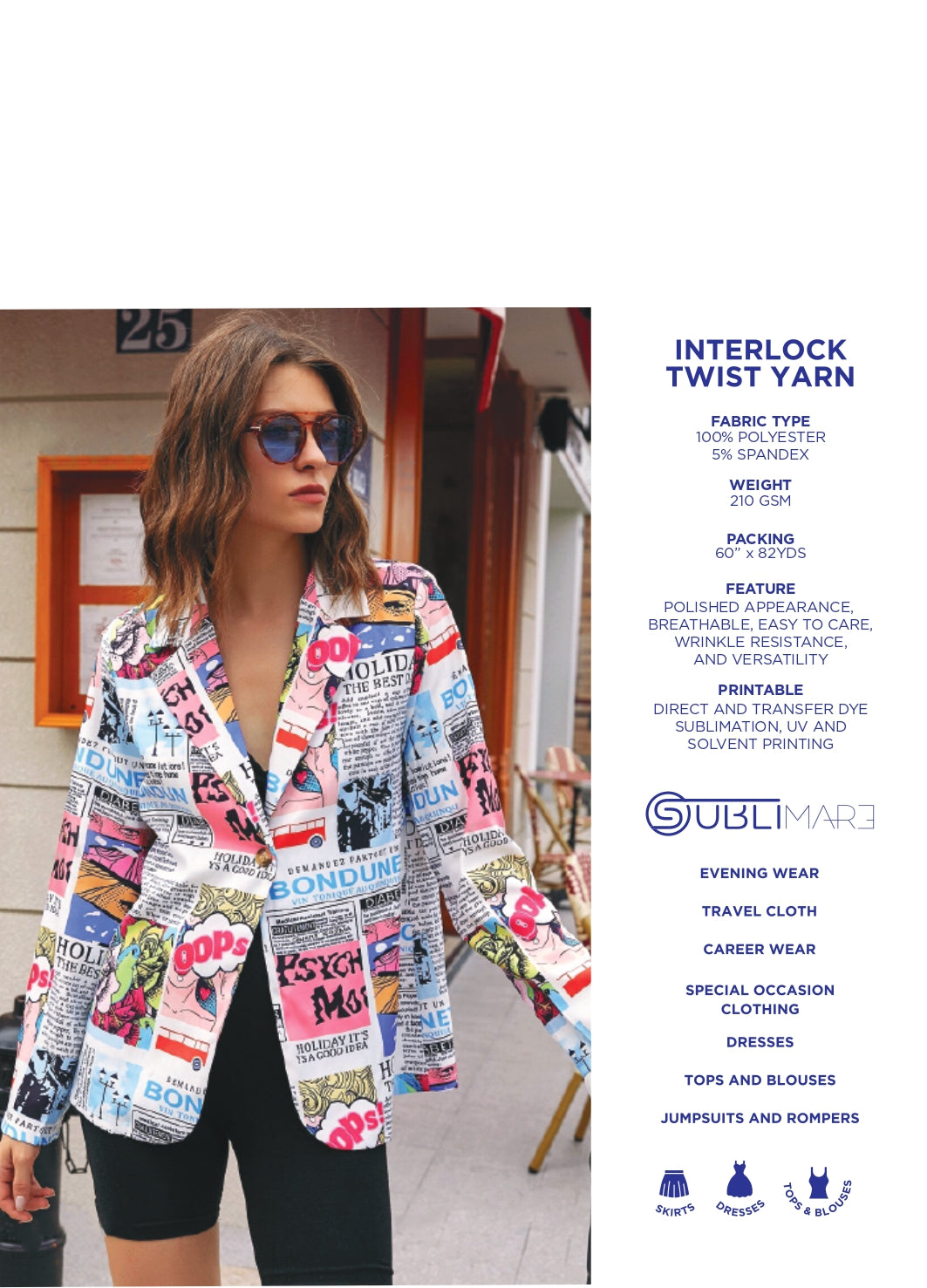 INTERLOCK TWIST YARD FABRIC (ITY)