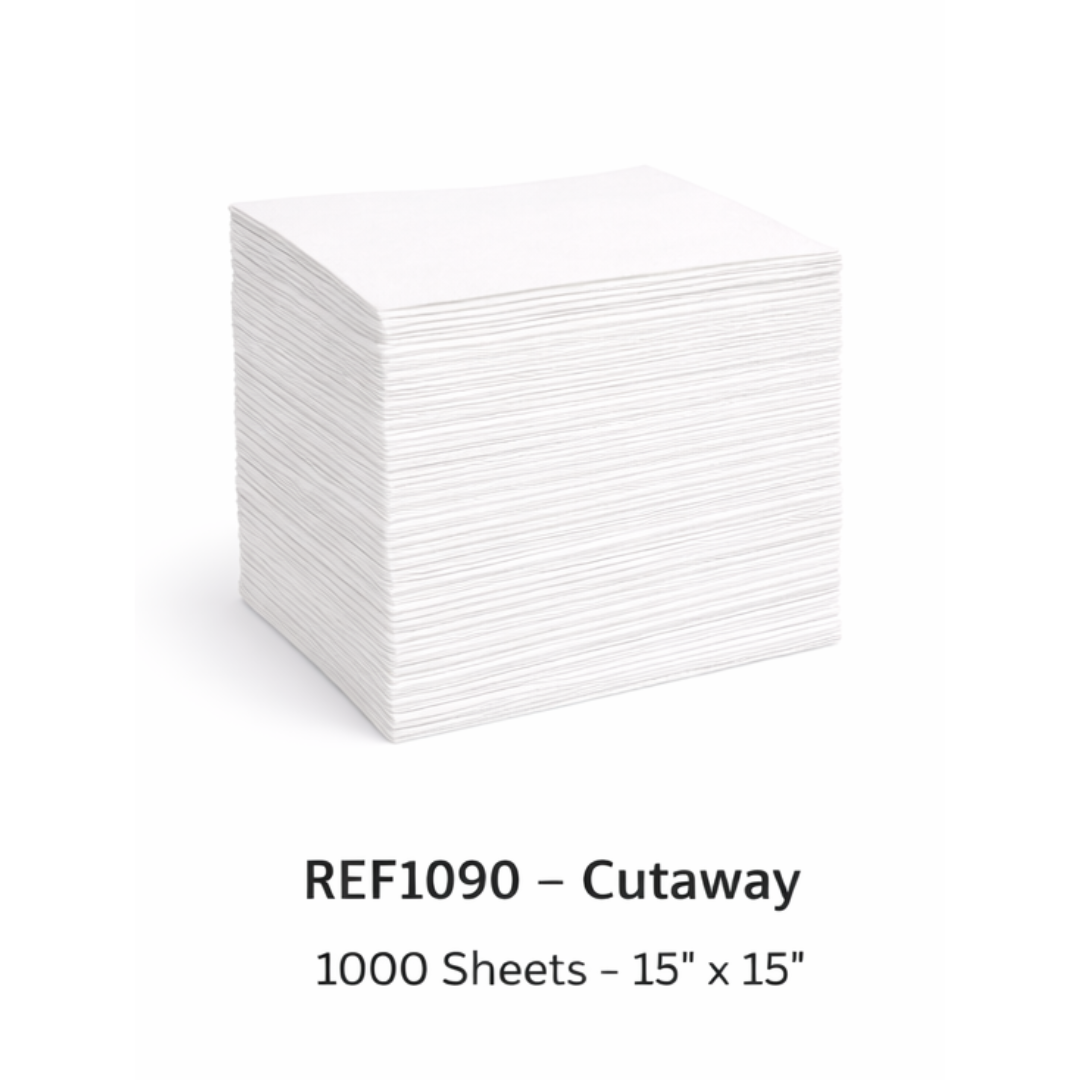 Backing Fabric Sheets – Embroidery Stabilizers | Tearaway & Cutaway (Pre-Cut Sheets)