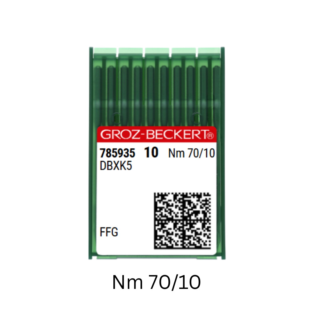 Groz-Beckert  70/10 needle package with green background and red label
