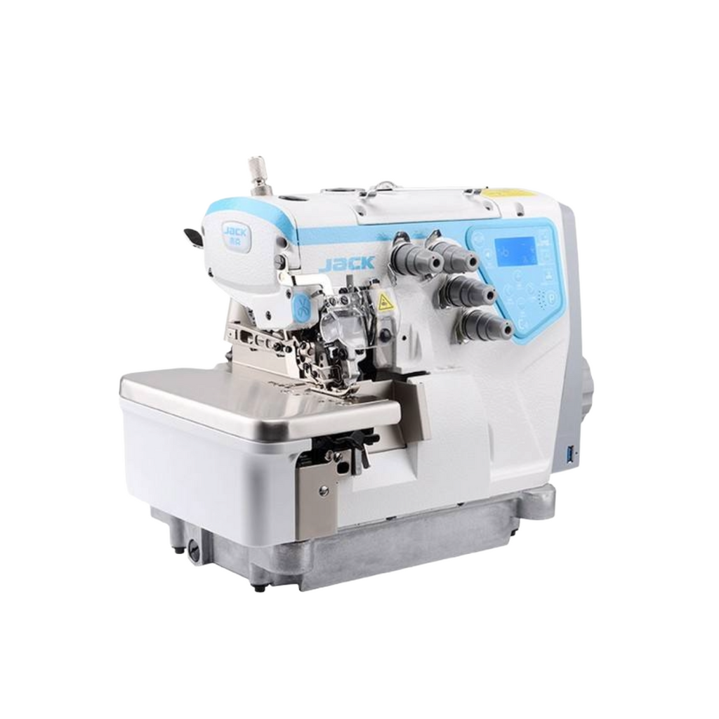Jack Sewing Machine C4-4-M03/333 Thread Overlock (Serger) lateral view with white background 